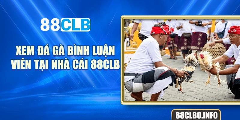 Xem đá gà bình luận viên tại nhà cái 88CLB